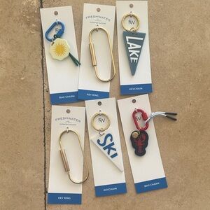 6 Set Bag Charms - Freshwater